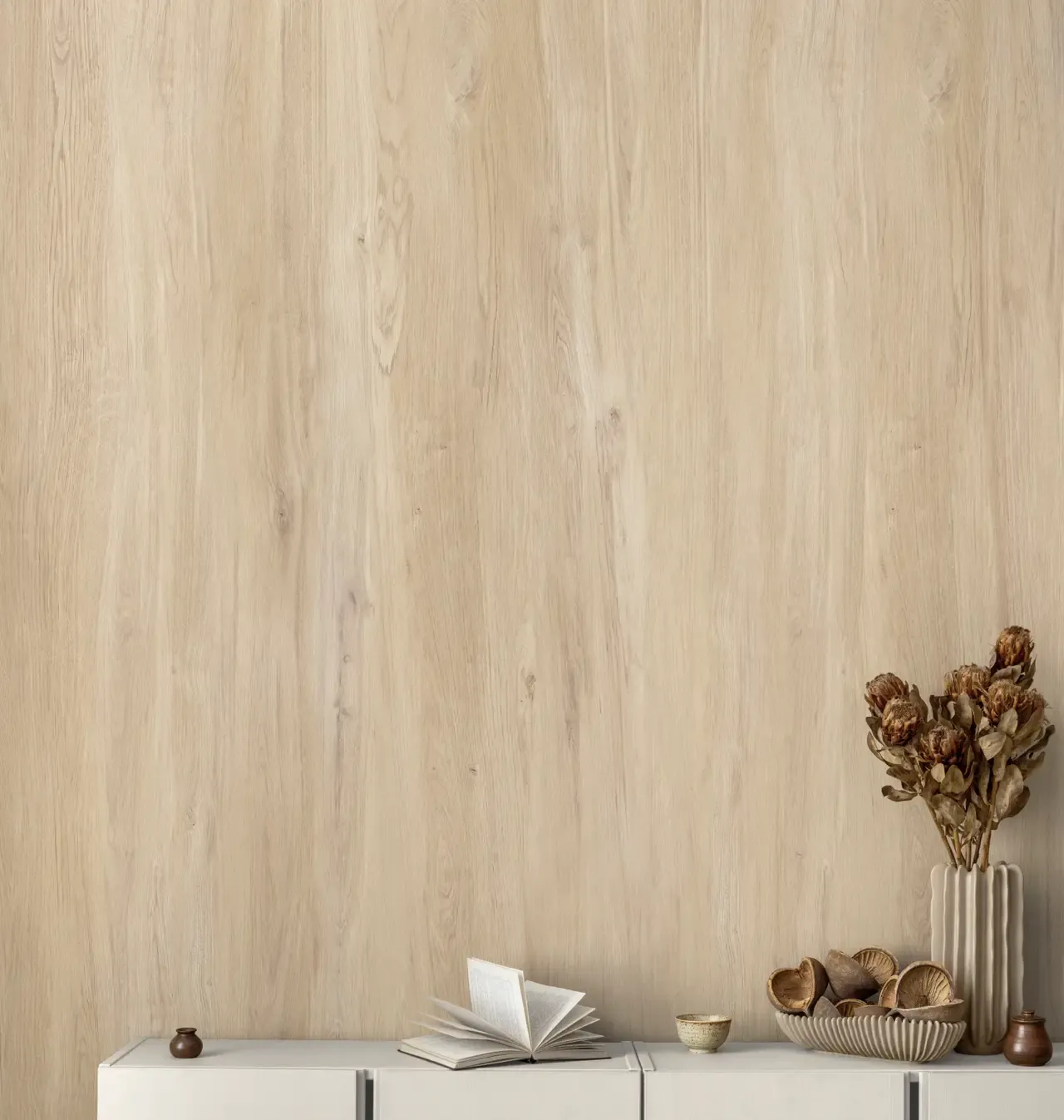 Ambiente real con porcelánico Arklam Lisboa Light 6 mm — proyecto de interiorismo